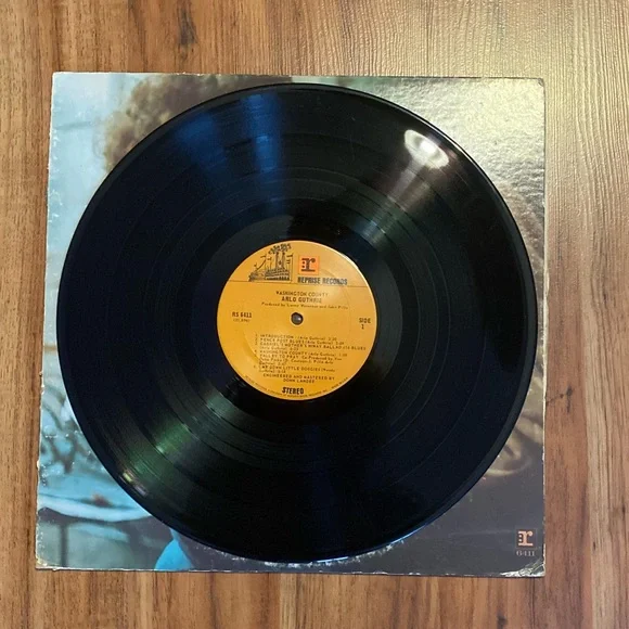 Arlo Guthrie Washington County Vintage Folk Rock Vinyl Record - Picture 8 of 11
